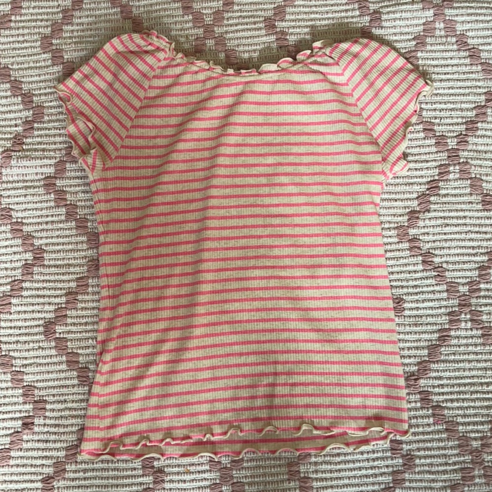 Pink and beige t-shirt
